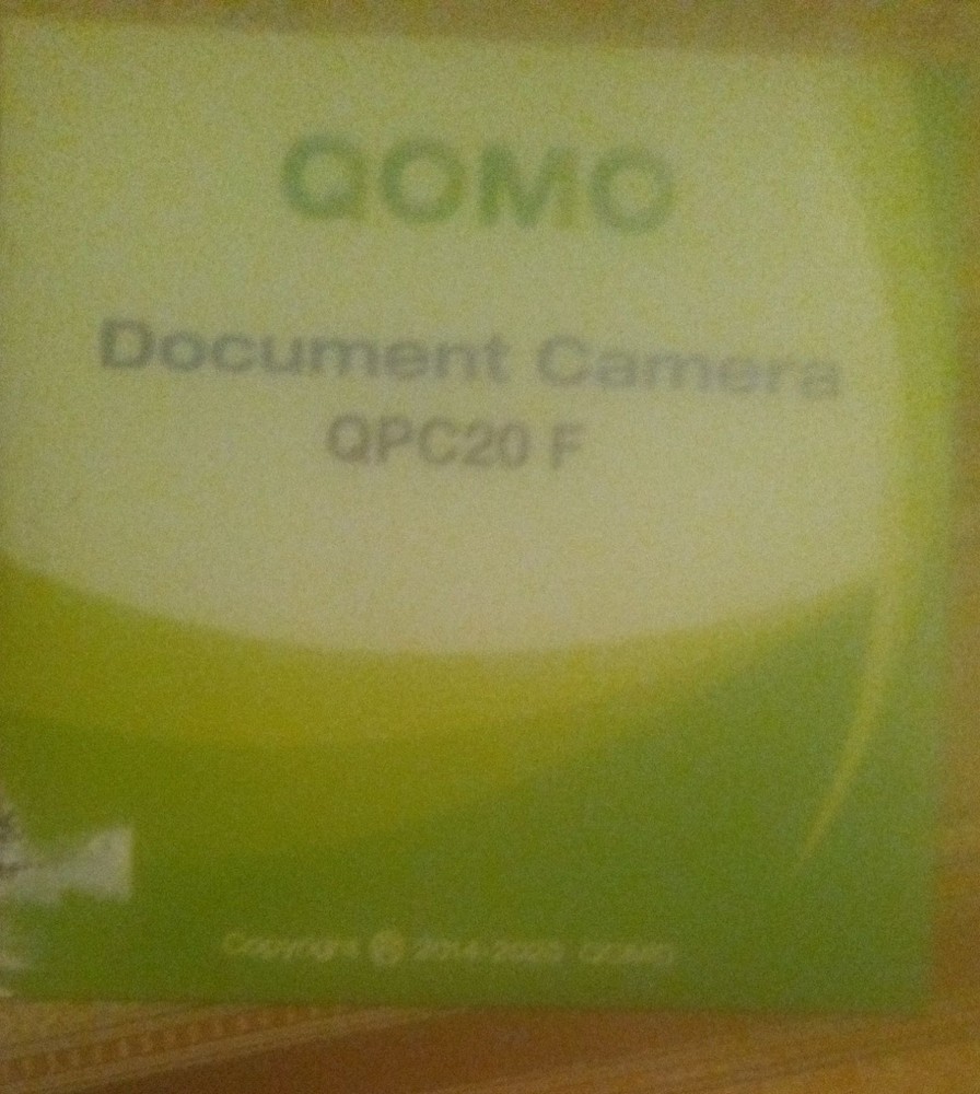 Qomo Document Camera  QPC20 F Disc Only PLEASE READ DESCRIPTION