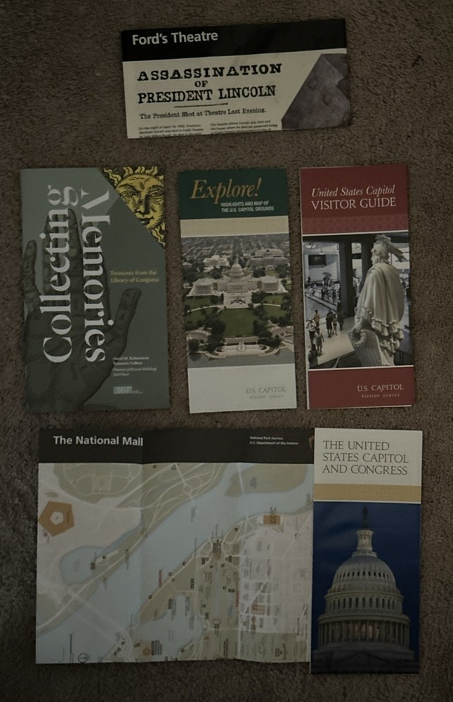 D.C. Monument Guides And Pamphlet.
