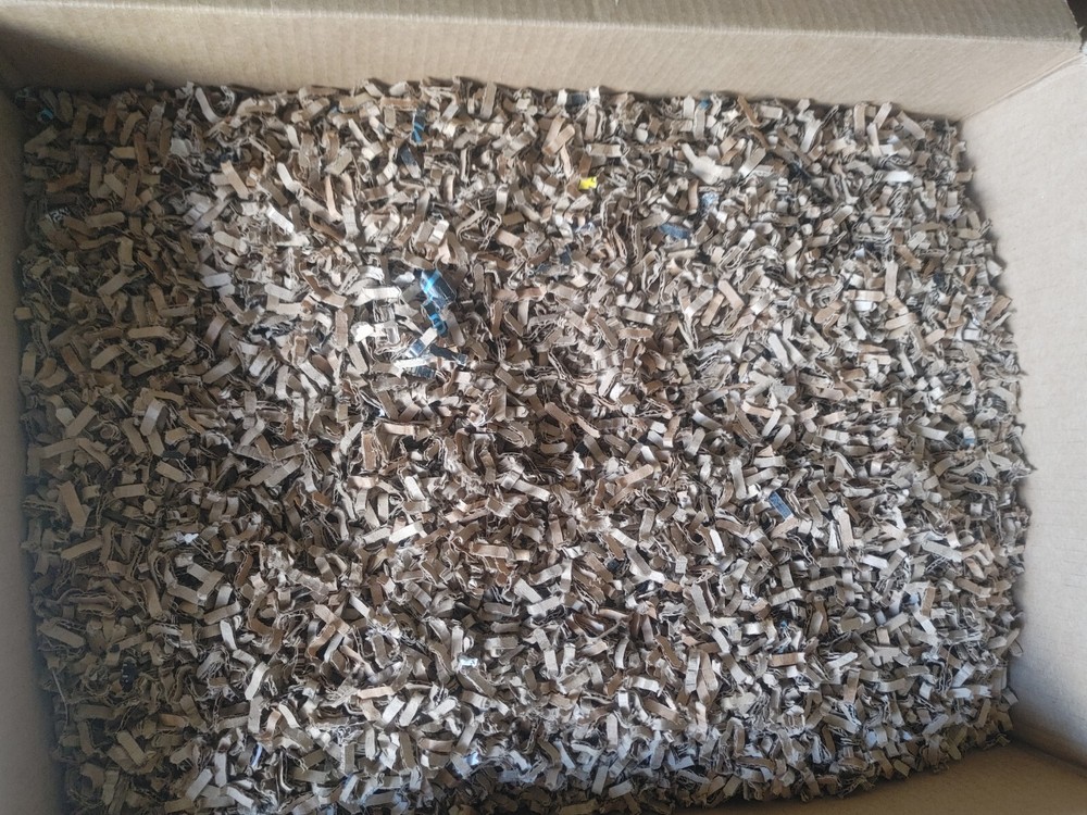 2 lbs - Shredded Cardboard - ECO Friendly Packing Material- Loose Void Fill