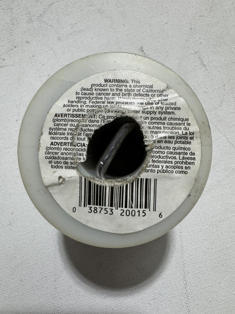 Oatey 20015 50/50 Solid Wire Solder