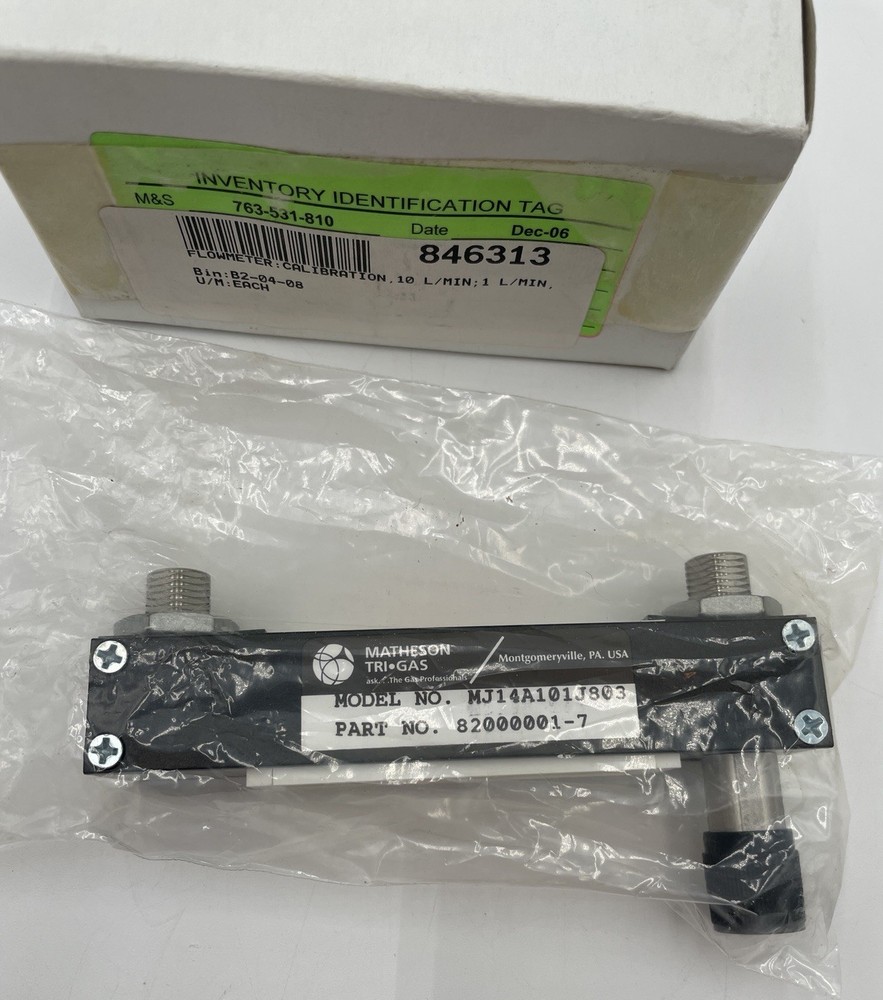 Matheson Tri-Gas mj14a101j803 Compact Flowmeter