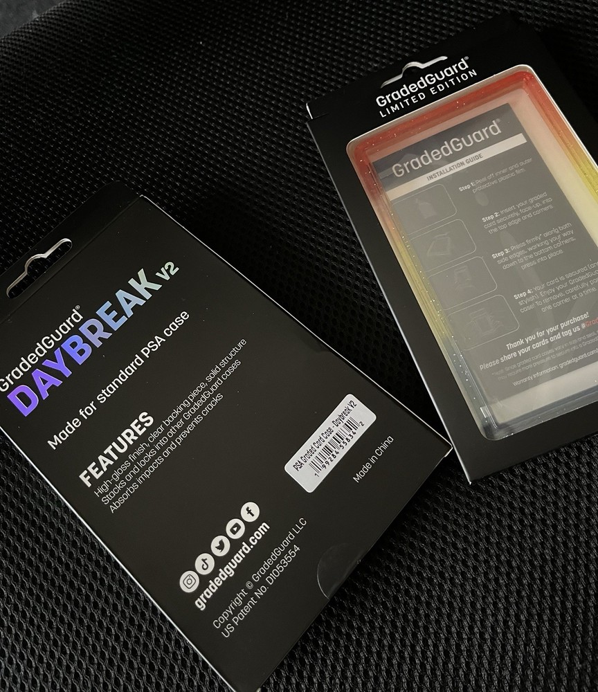 GradedGuard PSA Graded Card Case Guard Protector Daybreak V2 New Limited X 2