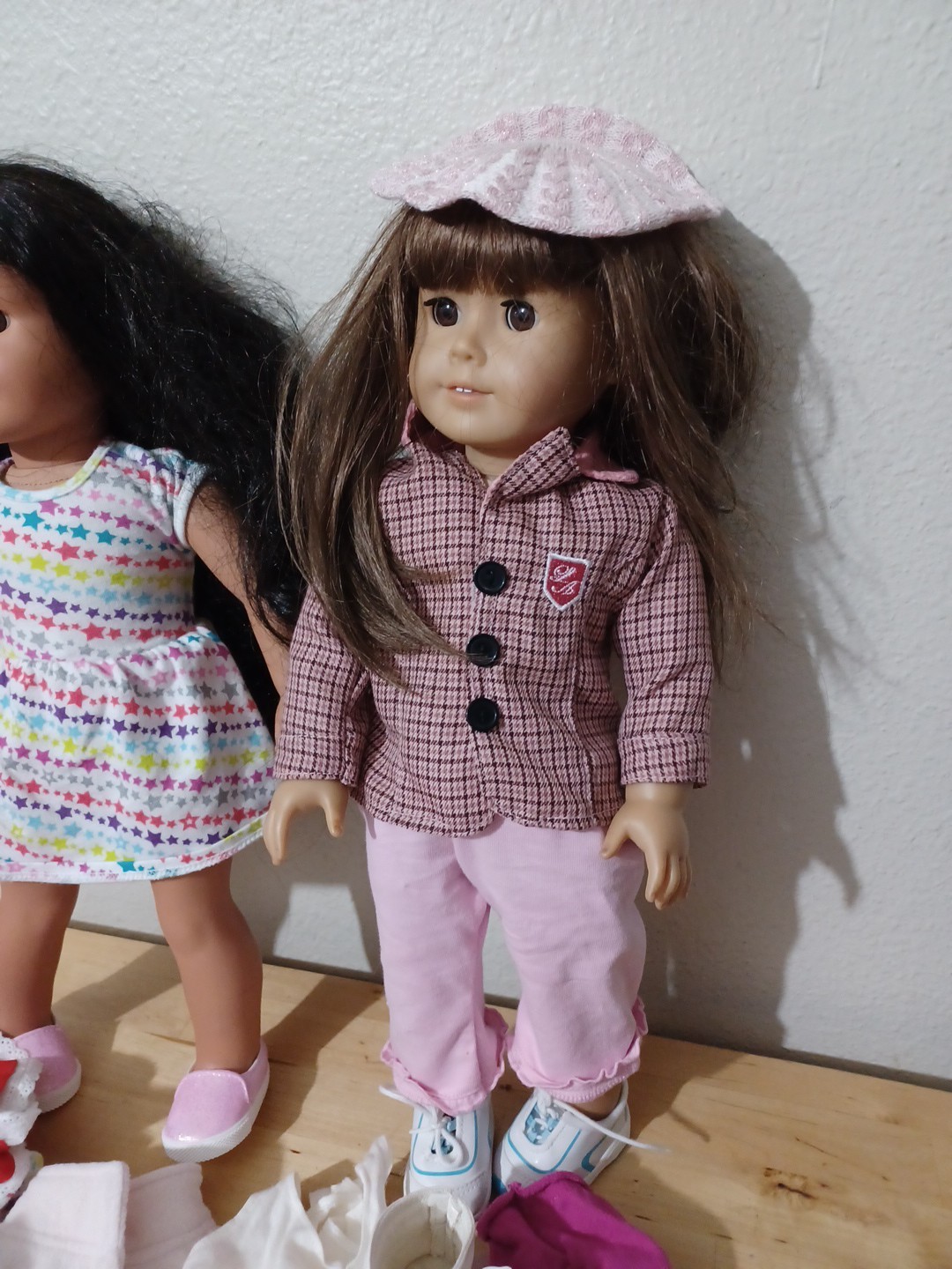 Set of two American Girl Dolls With Clothes As Is Used