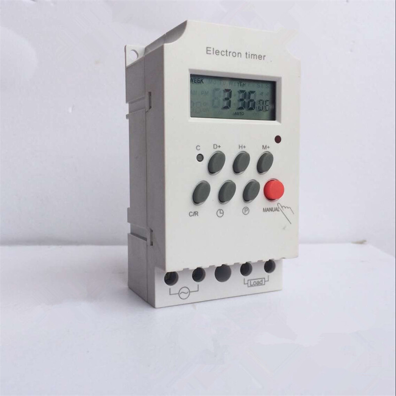 Programmable 220V Din Rail Digital LCD Timer Switch Control KG316T-II S190