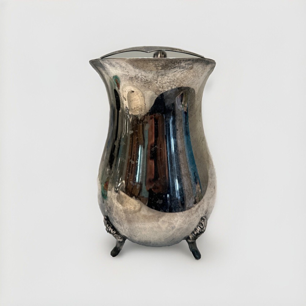 Vintage Silver Plated Footed Water Pitcher/Jug B31