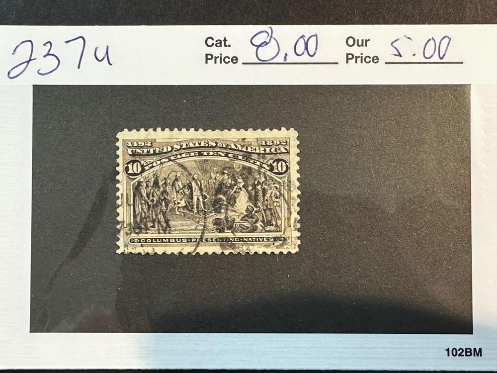 Scott #  237 Nice  2024 Scott Catalogue Value $ 8.00