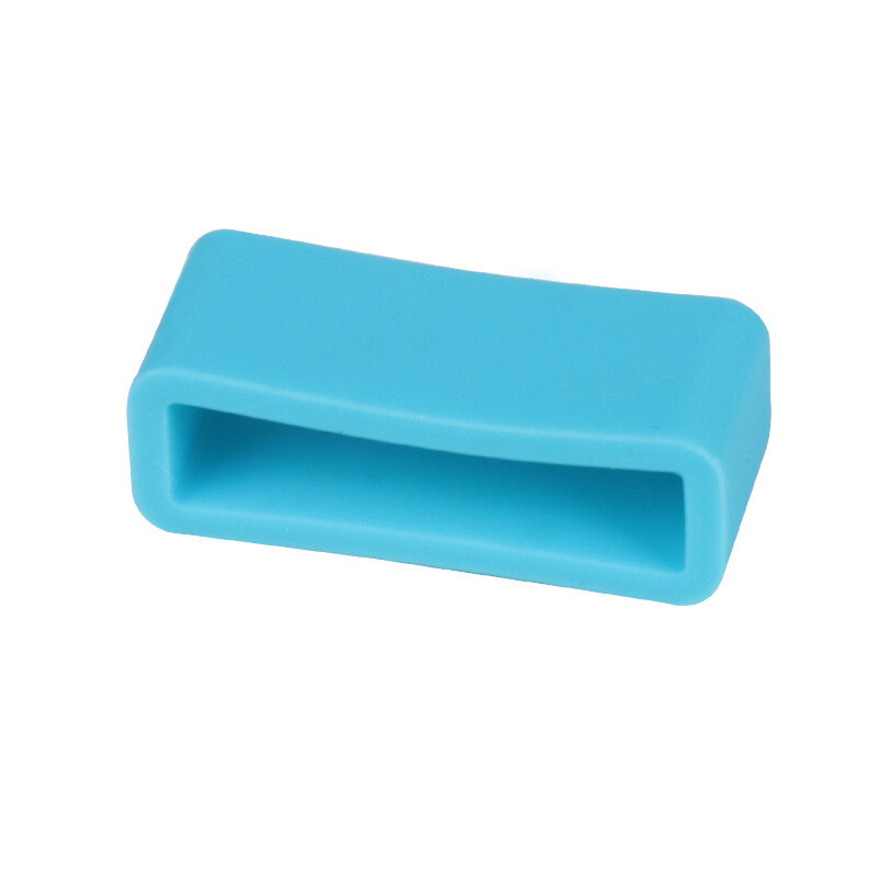 2-Pack Silicone Watch Strap Band Hoop Loop Retainer Buckle Holder Ring Keeper