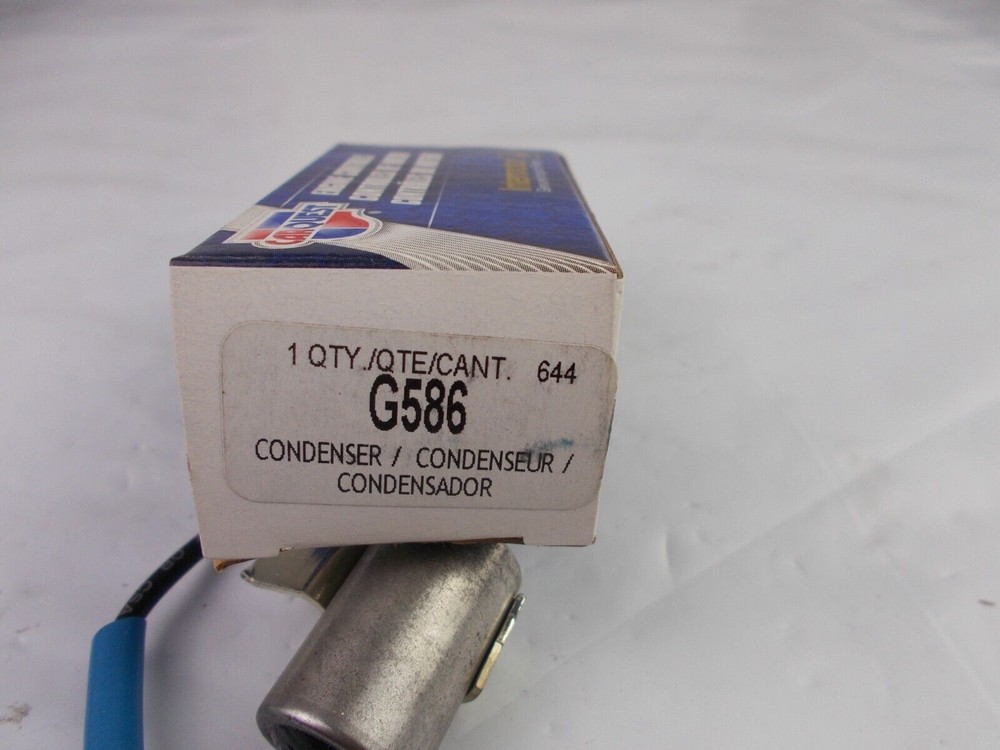 Ignition Condenser-Eng Code: 3RC CARQUEST G586