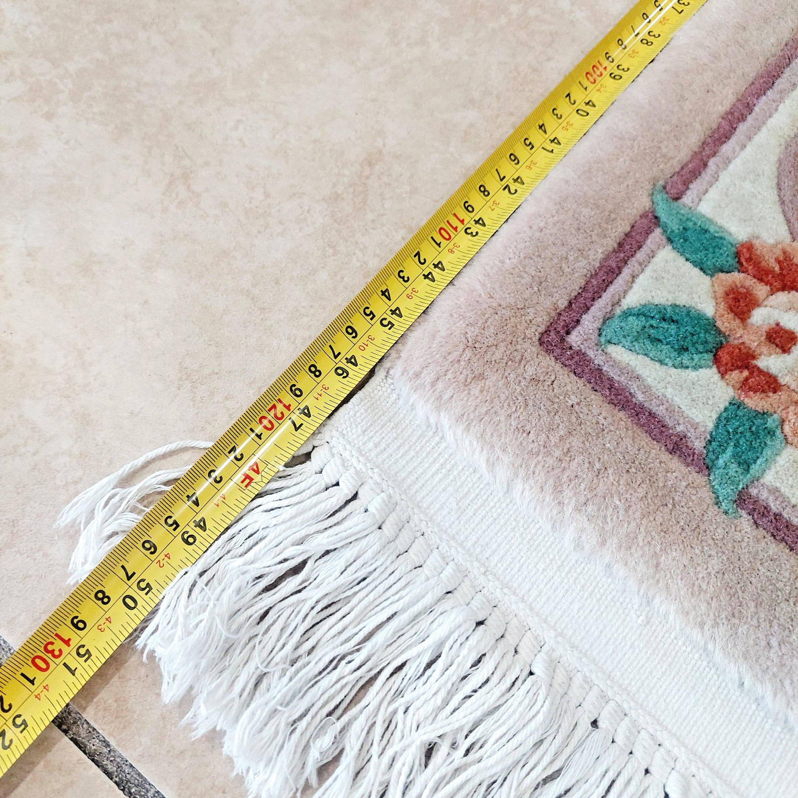 2'3 x 3'6 Chinese Aubusson Medallion Oriental Rug Floor Runner Hand-knotted Wool