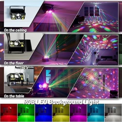 Party Lights Dj Disco Light Disco Ball Light LED Stage Strobe Plastic shell 1