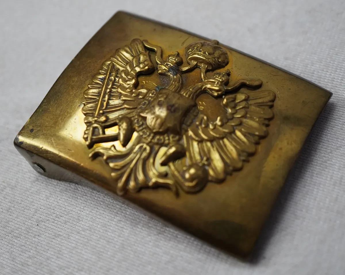 WWI Imperial austro hungarian enlisted belt buckle Officer Gott Mit Uns soldier