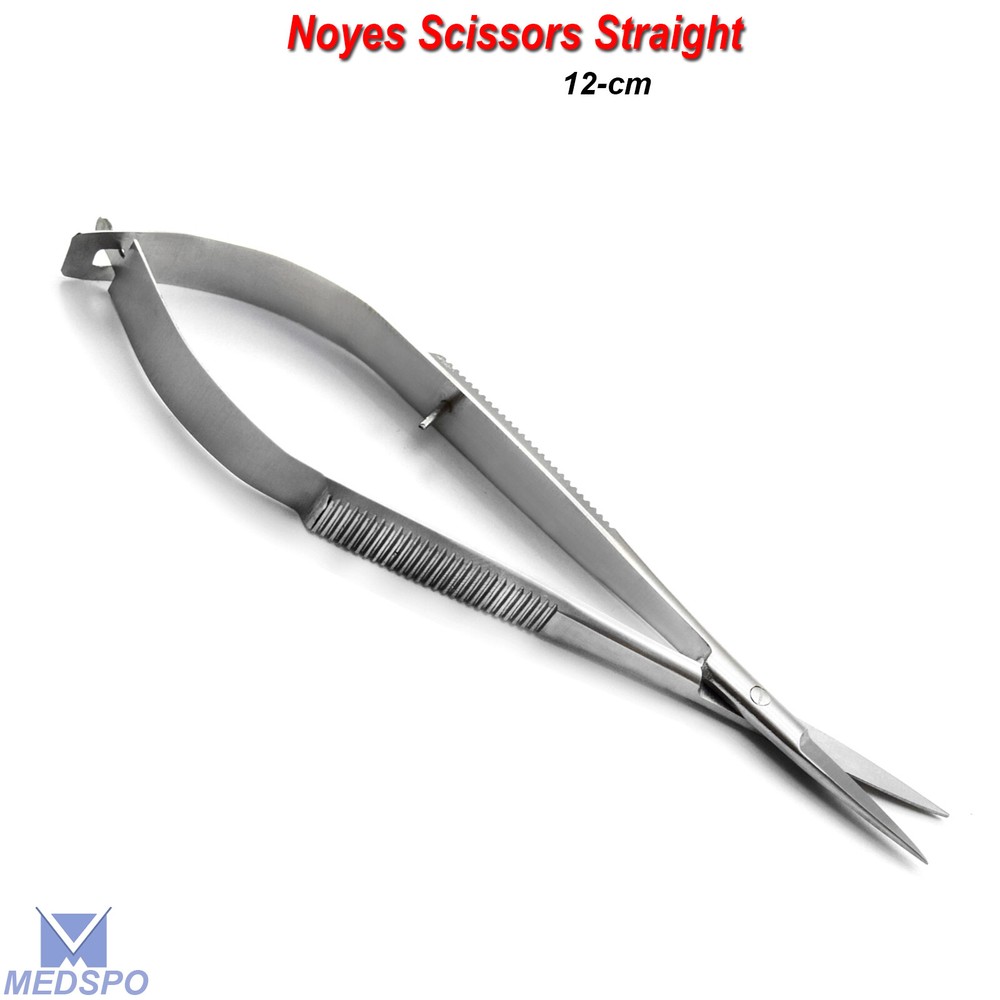 Noyes Micro Spring Scissors Ophthalmic Surgery Shears Microsurgery Instruments