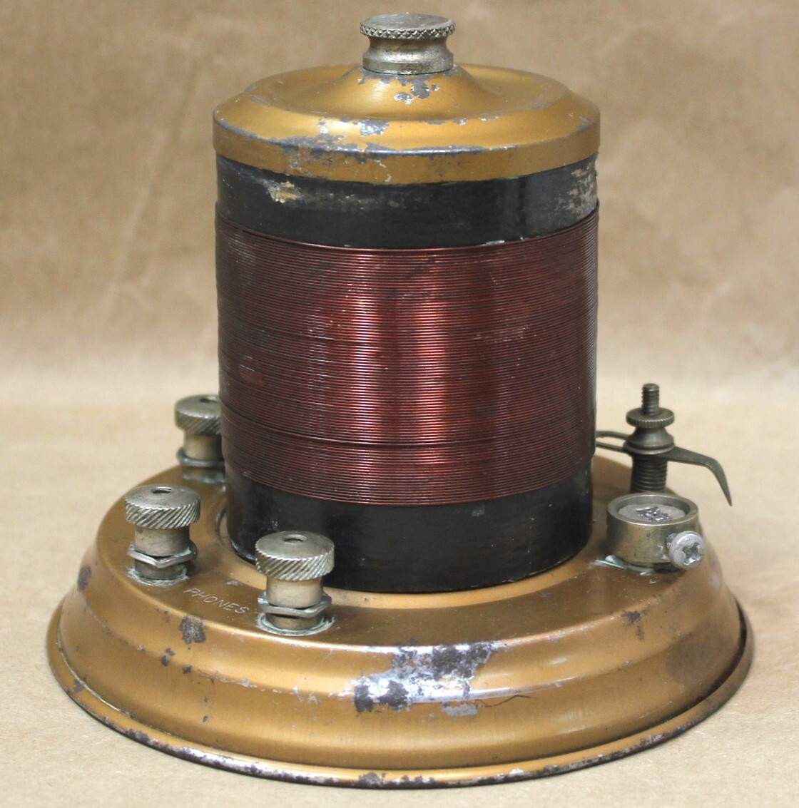 1922 Brooklyn Metal Stamping galena crystal radio WORKING and tested original