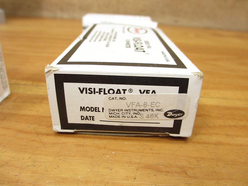 Dwyer VFA-8-EC*NEW* Flow Meter 0-100 SCFH Air Flowmeter Visi-Float