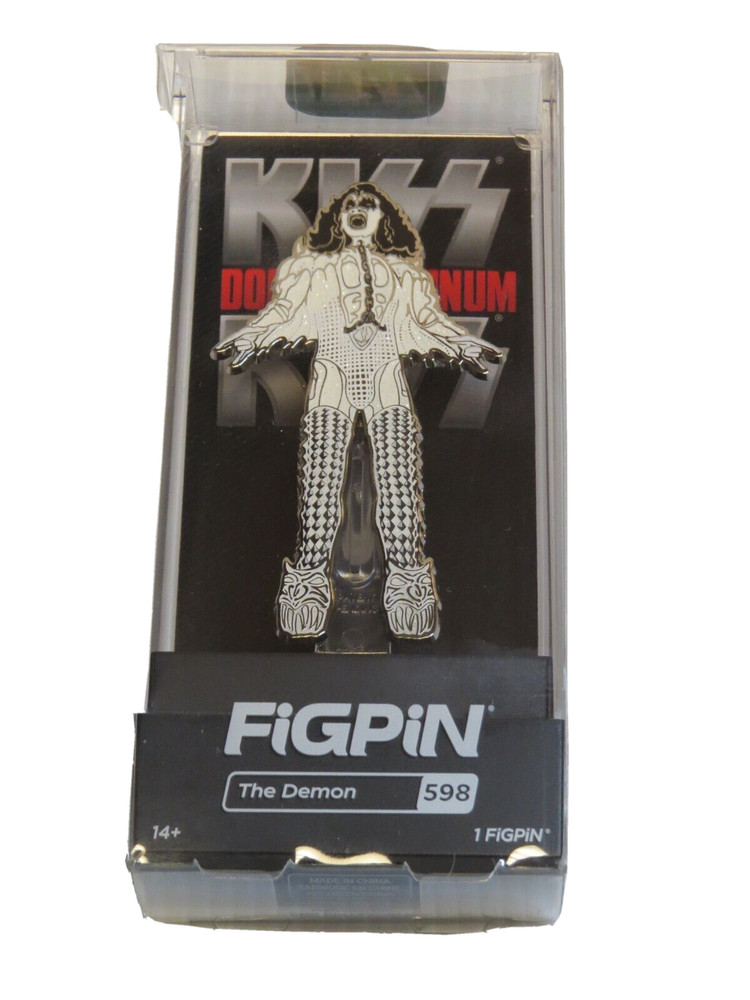 KISS GENE SIMMONS DOUBLE PLATINUM FIGPIN #598 - THE DEMON
