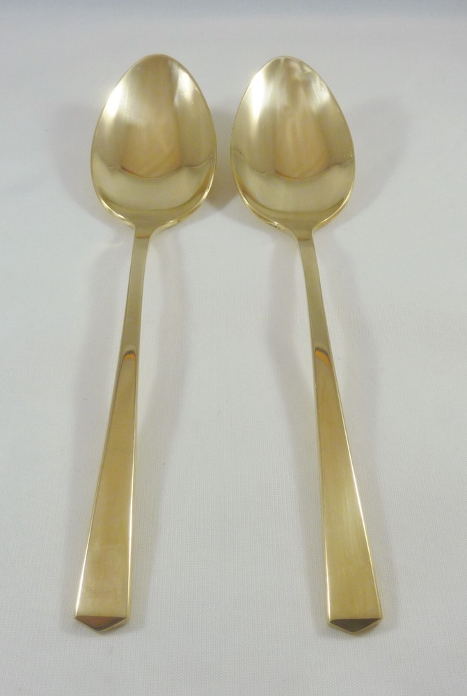 Vintage Dirigold Dirilyte Goldware Empress Flatware Silverware Soup Tablespoon
