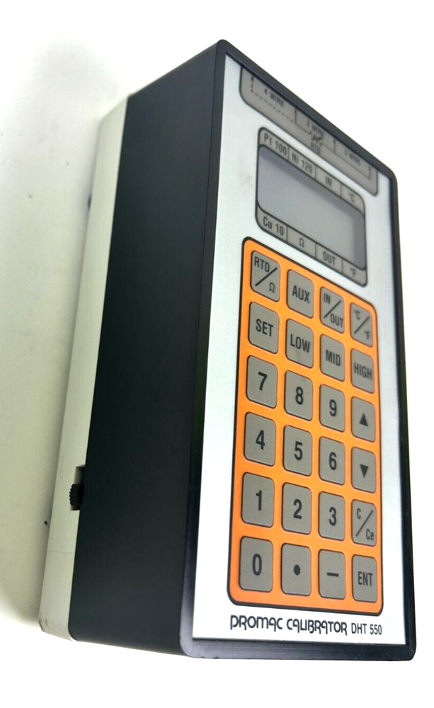 Promac DHT-550-DIN Handheld Calibrator Model # DHT 550 | Pre-Owned