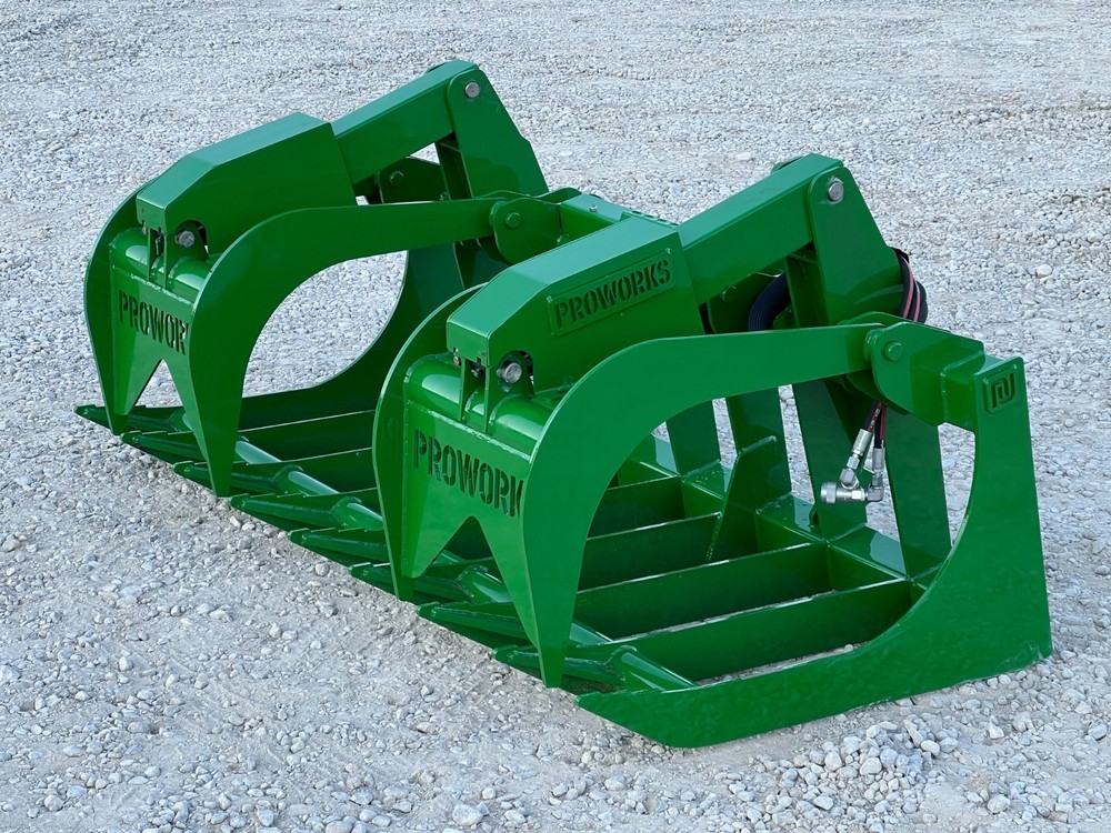 72" Extreme Duty Root Grapple Attachment Fits John Deere Tractor Global Loader