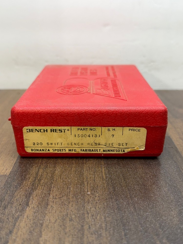 Bonanza 220 Swift Bench Rest Seating Die Set