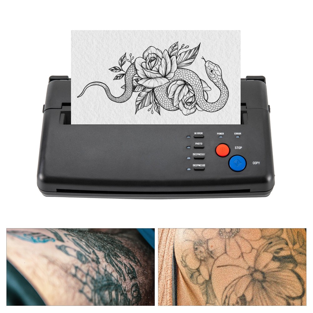 Tattoo Stencil Copier Printer for A4 Paper with High Definition Transfers