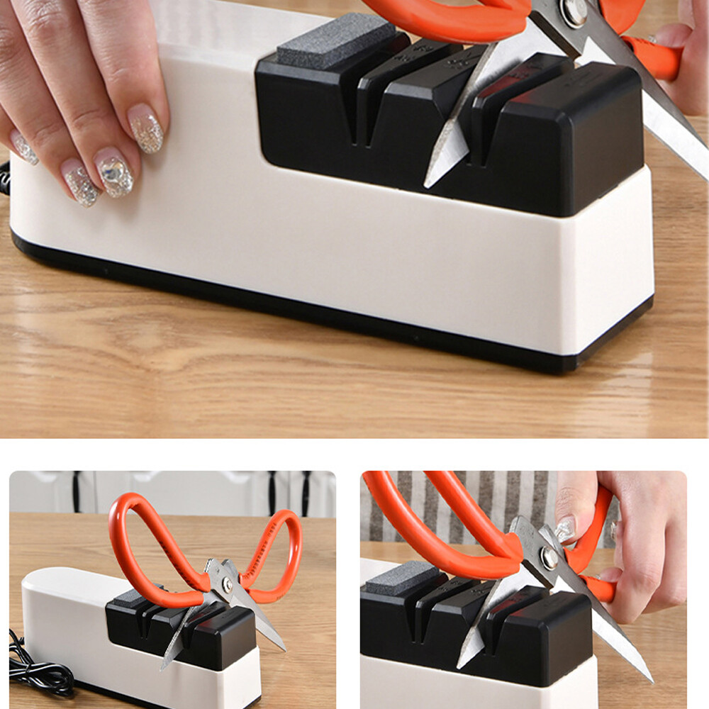 5 in 1 USB Electric Knife Sharpener Tool Machine Drill Knives Scissors Grinder
