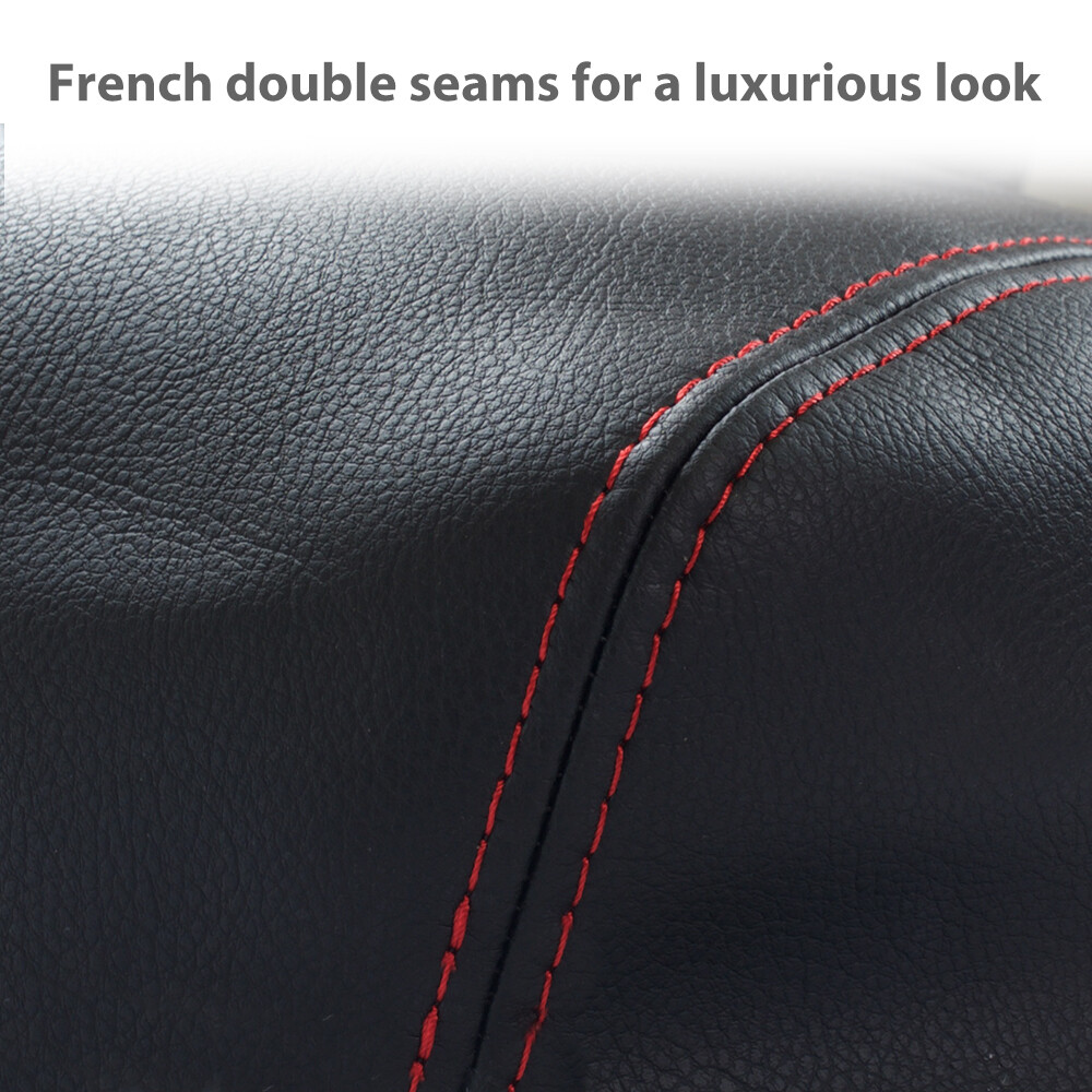 Fits 14-17 Lexus IS200t IS250 IS300 IS350 Leather Console Lid Armrest Cover Red