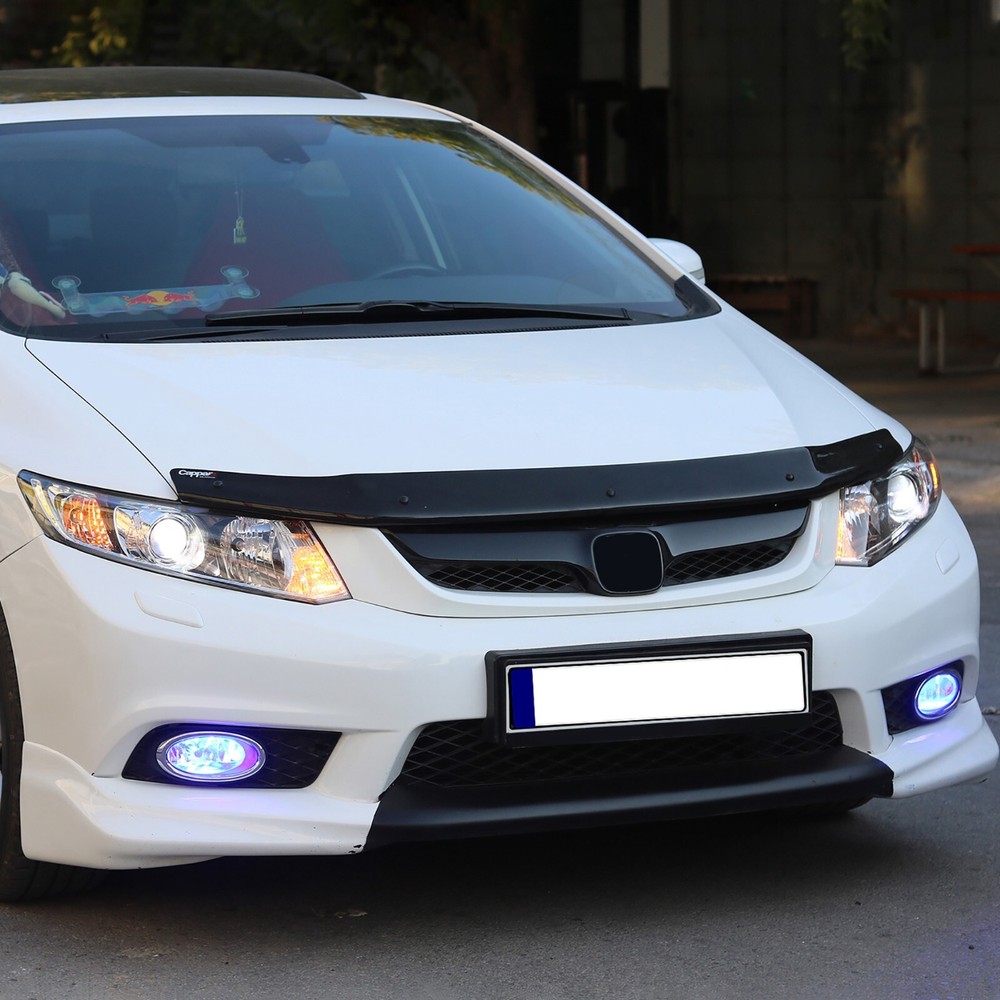 Hood Deflector Guard Fits Honda Civic 2012-2016 Bug Shield Bonnet Protector