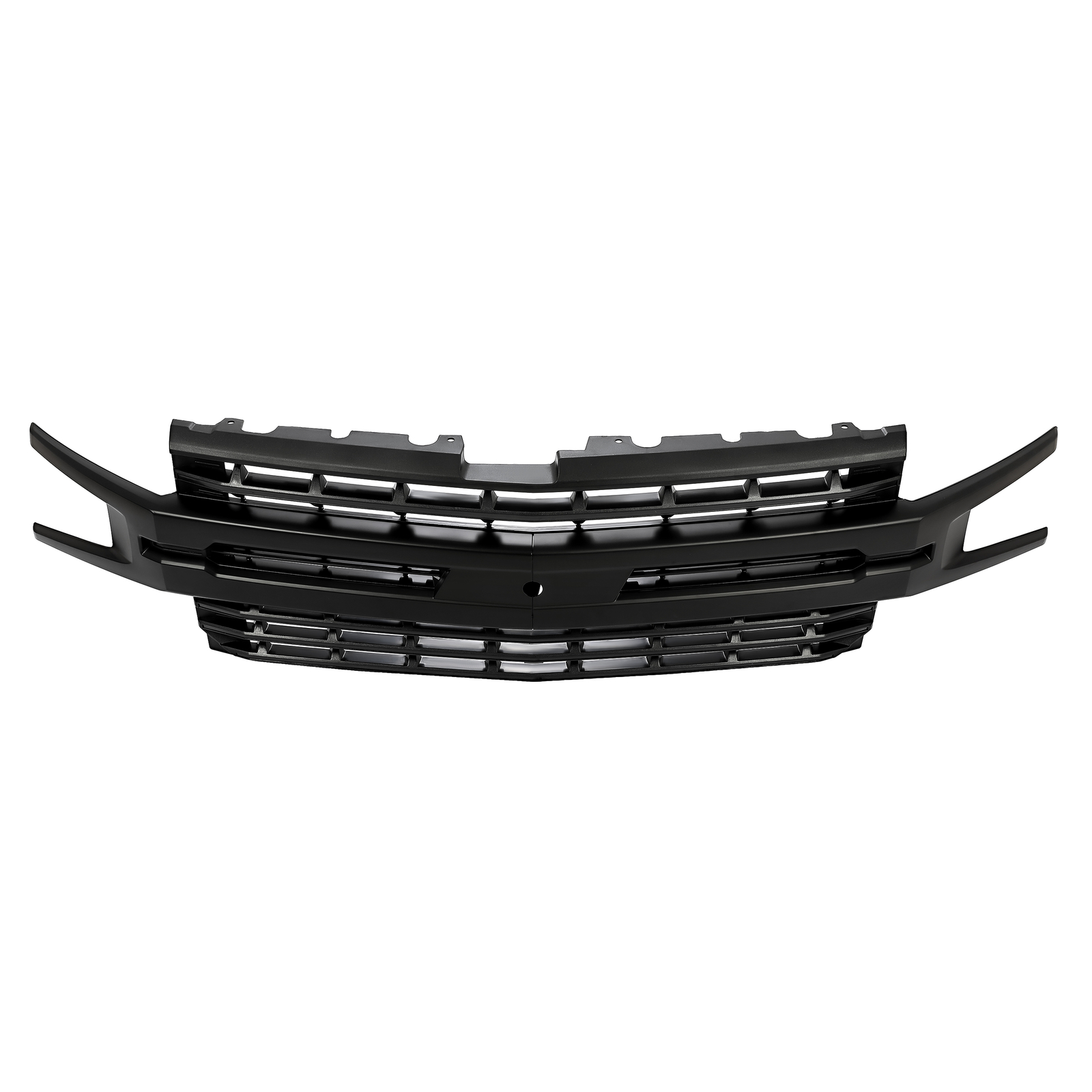 Matte Black Front Bumper Upper Grille For Chevy Silverado 1500 2019-2022 2021