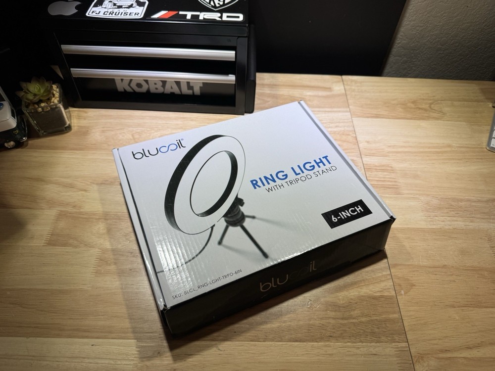 USB Ring Light 6 with Tripod Phone Holder Selfie Ring Light