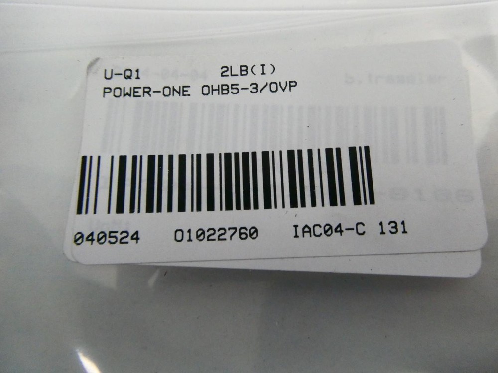 Power-one IHB5-3/OVP Power Supply