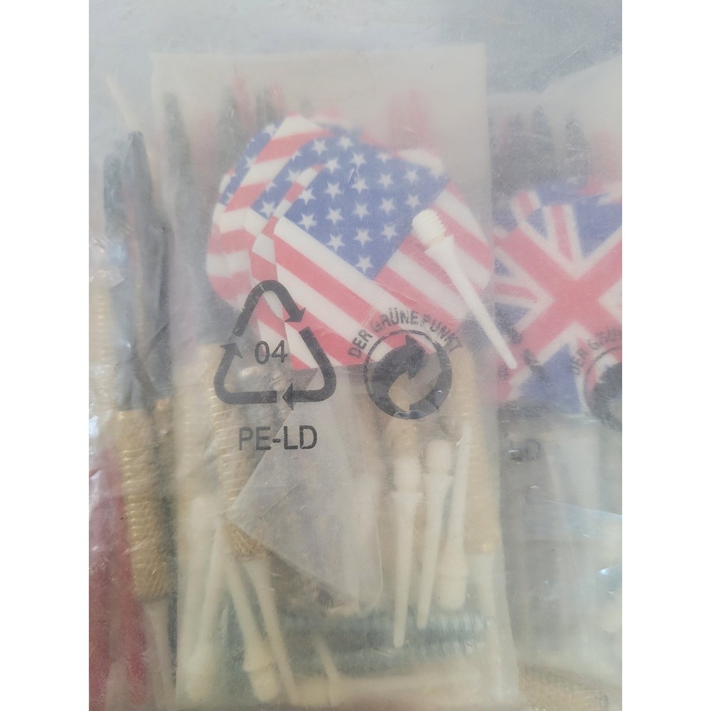 Dart Accessories Set American & British Flags Flights Shafts Tips Points #2