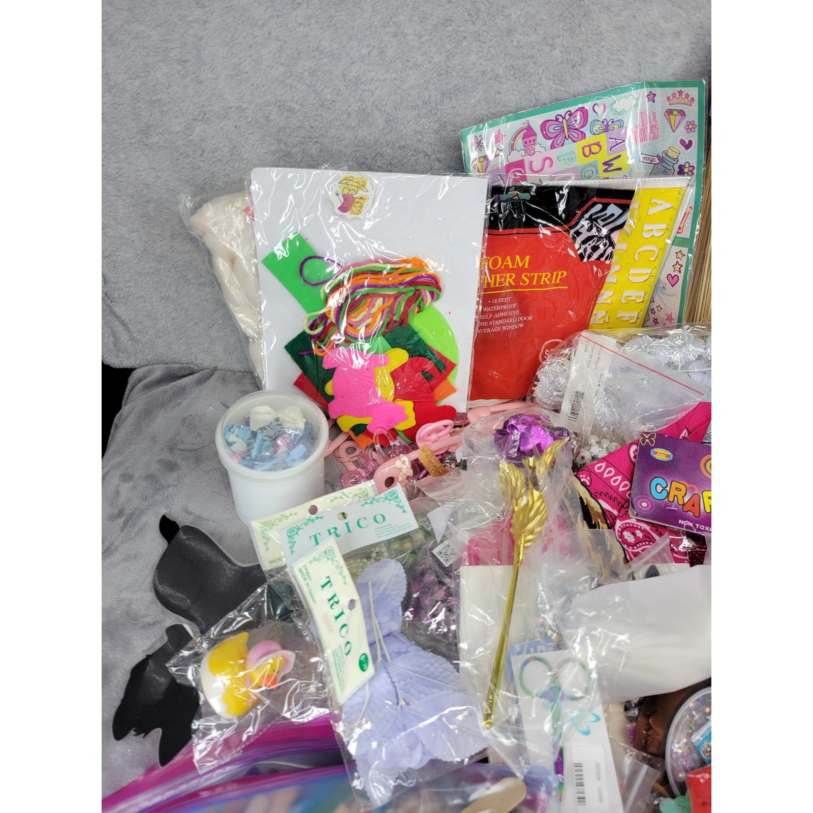 13lbs Craft Supplies Lot Assorted Art Decor Party Supplies Decorating Projects