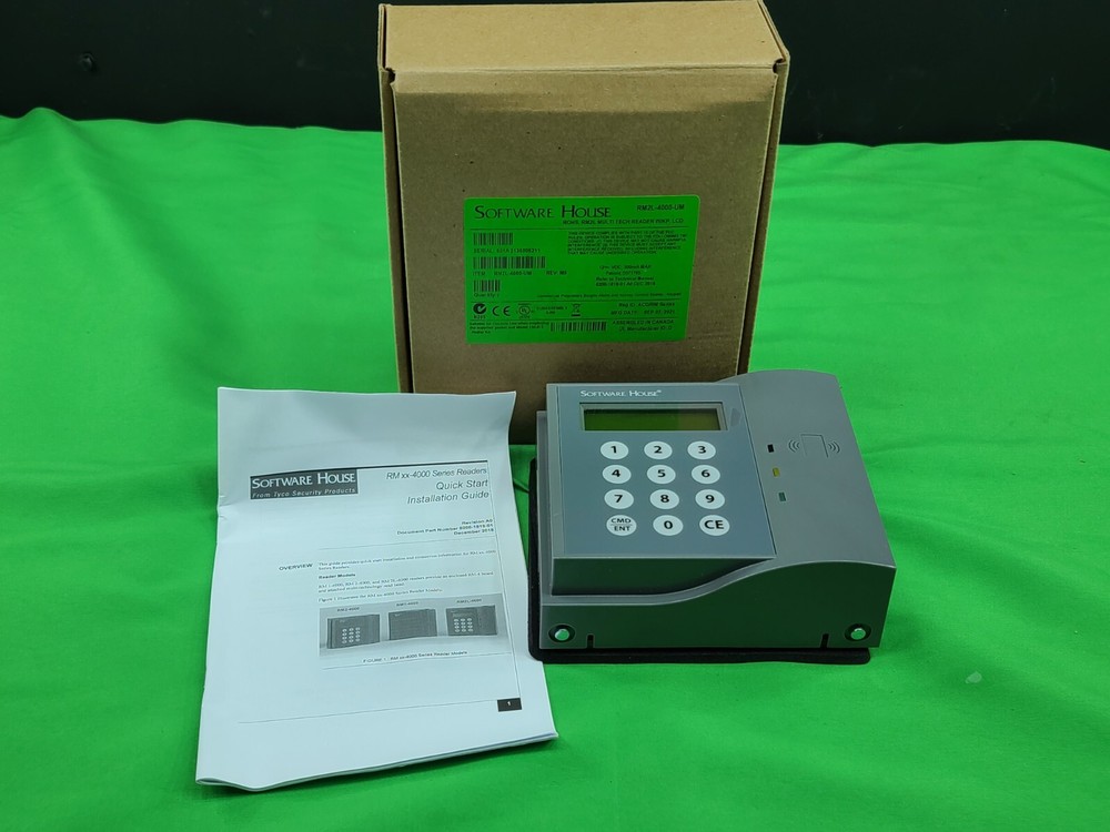 SOFTWARE HOUSE RM2L-4000 MULTI READER W/KEYPAD,LCD