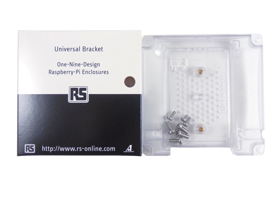 DesignSpark VESA Clear Mounting Bracket for Raspberry Pi 3 Case ASM-1900048-01