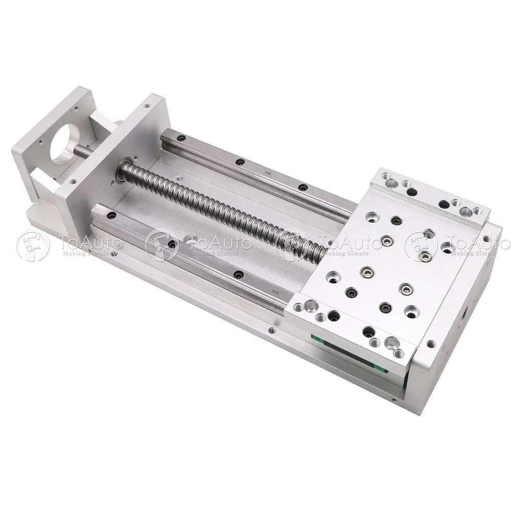 Heavy Load Linear Rail Sliding Module 100~1000mm Ballscrew Milling Table CNC