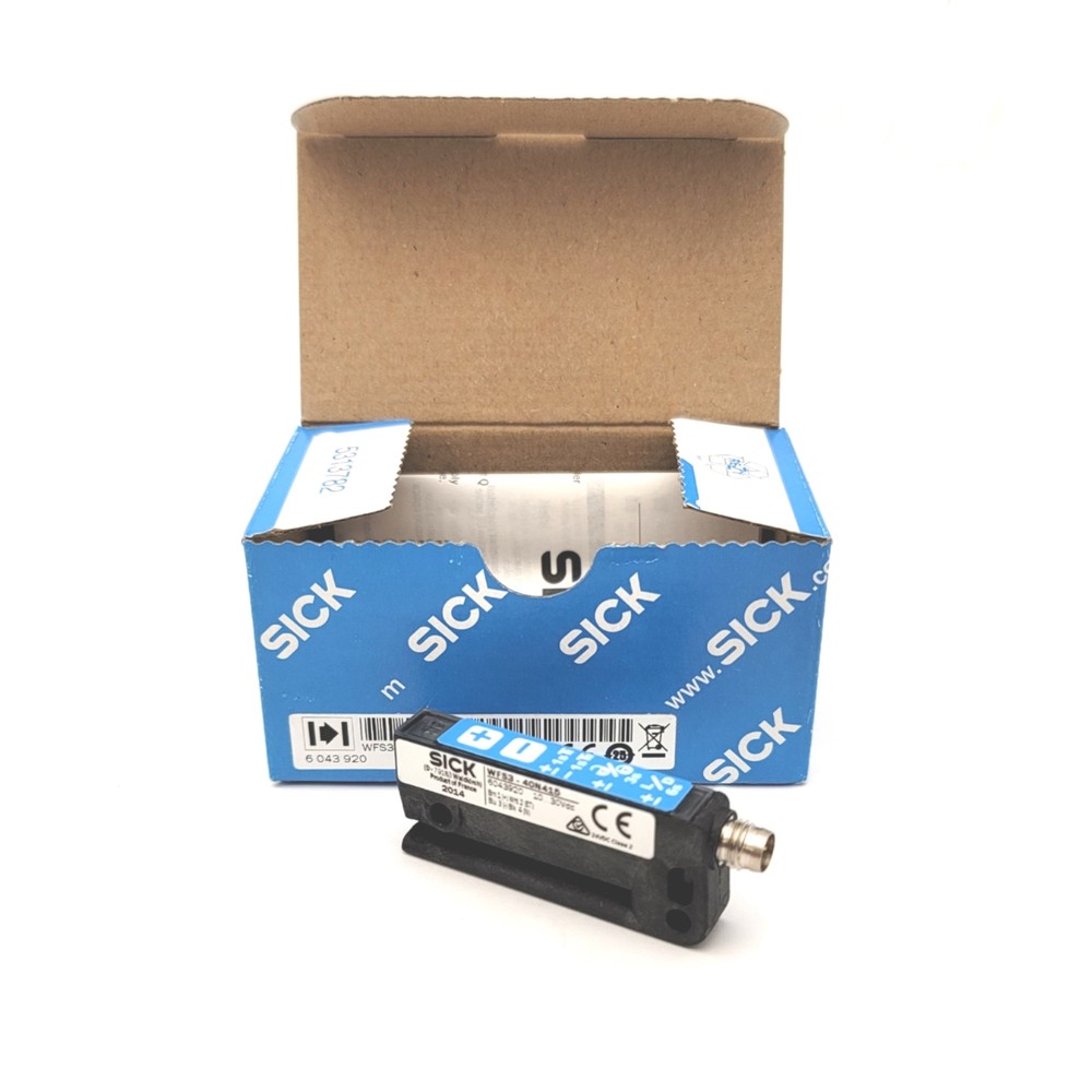 SICK WFS3-40N415 Label Fork Sensor Width: 3mm, Depth: 42mm, 10-30VDC, MDO: 2mm