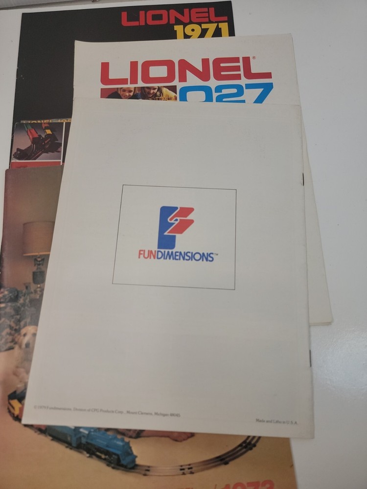 Lionel Train Catalog 1970's Lot