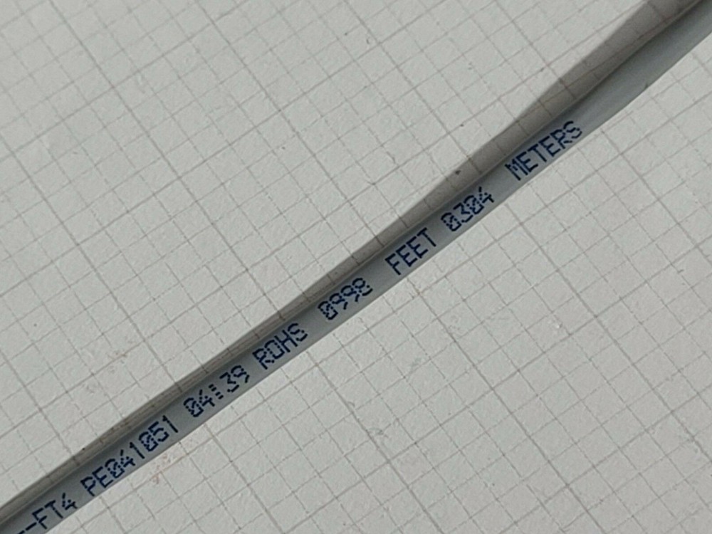 Belden Wire 5502FE 22/4C Shielded Audio/Security/Alarm Cable Riser Gray /100ft