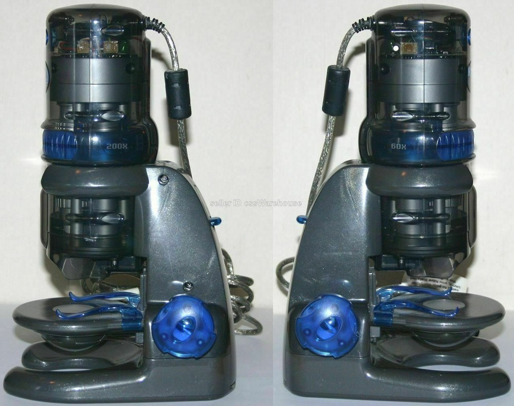 Digital Blue QX5 Microscope Handheld to 200x Science Computer Lab Kit USB Kids