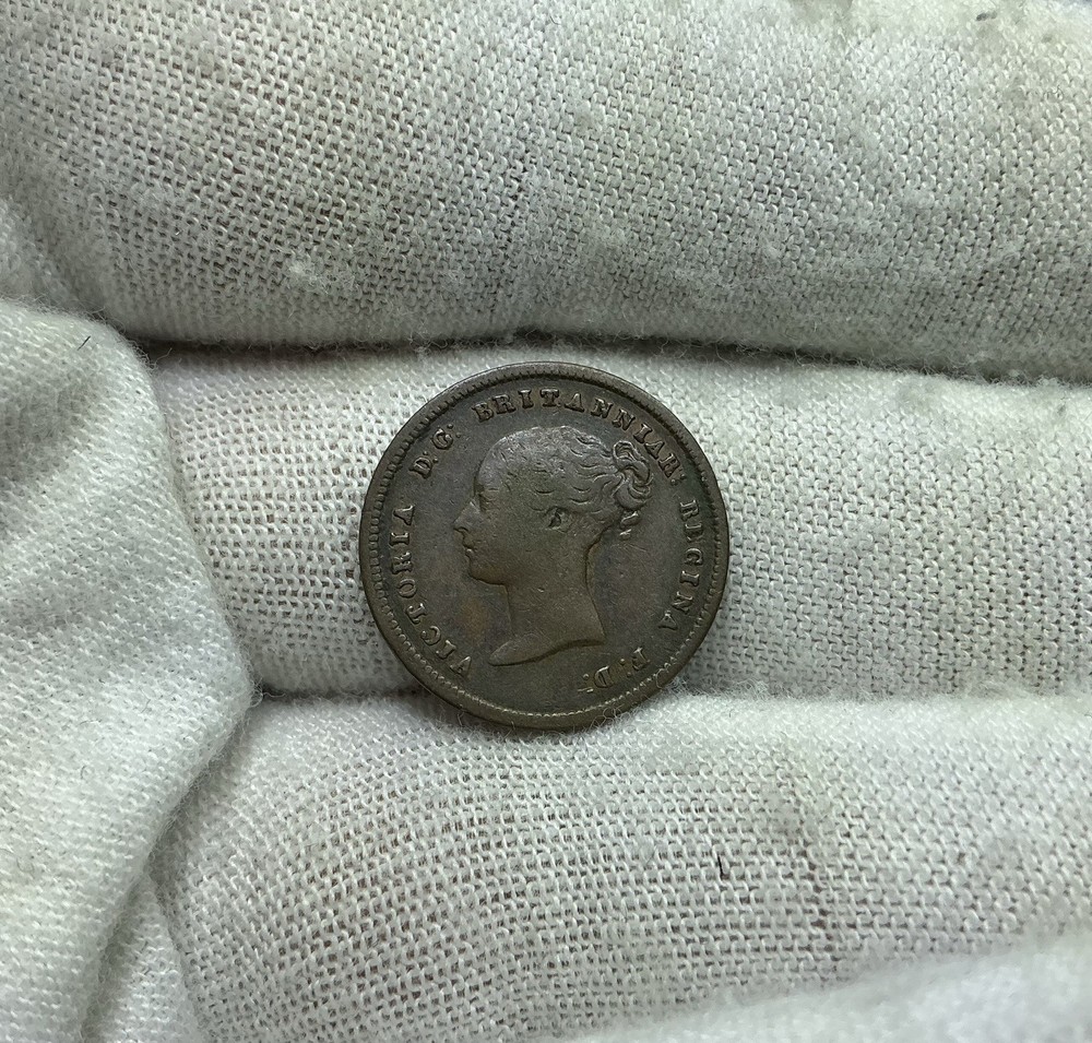 Great Britain, Half Farthing, 1847 copper coin B410