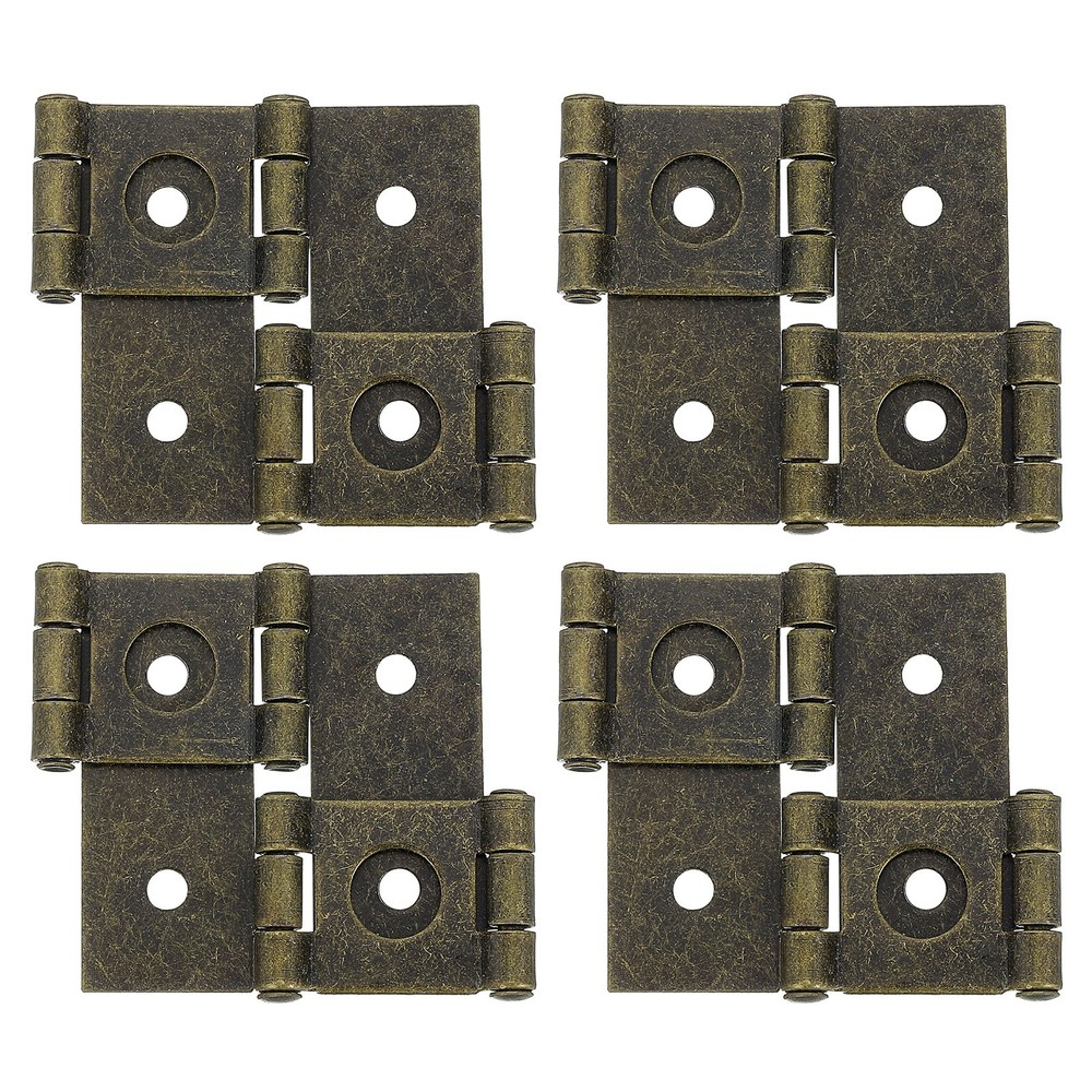 Double Acting Hinges Folding Screen, 4Pcs 2.13" Double Swing Hinges, Bronze