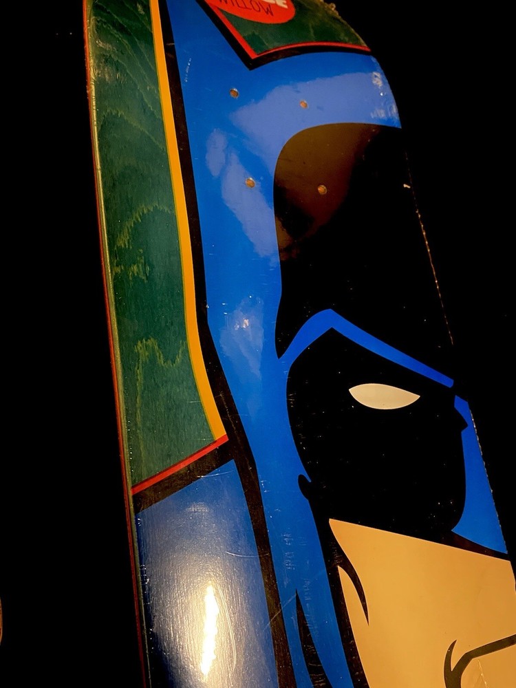 SUPER RARE Willow Batman Almost DC Comics Skateboard Deck Matte Red Marvel