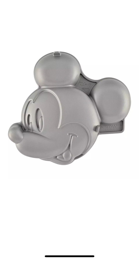 FARBERWARE Disney Mickey Mouse Cast Aluminum Cake Pan NEW!