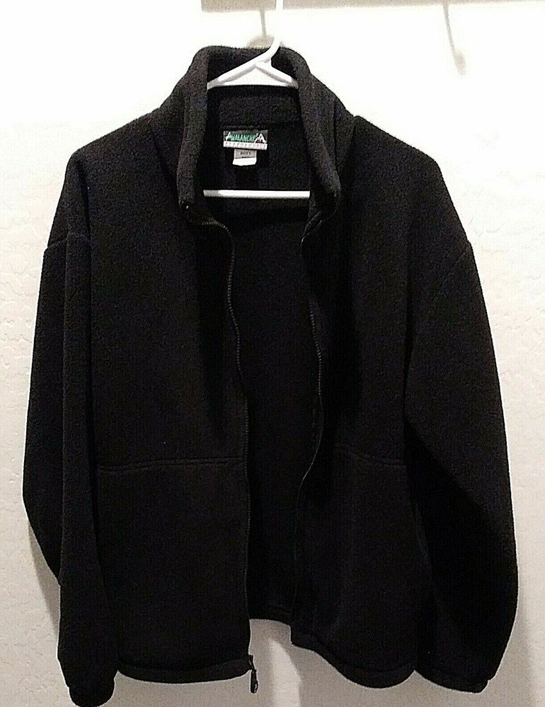 Avalanche Fleece Jacket Black-Size M