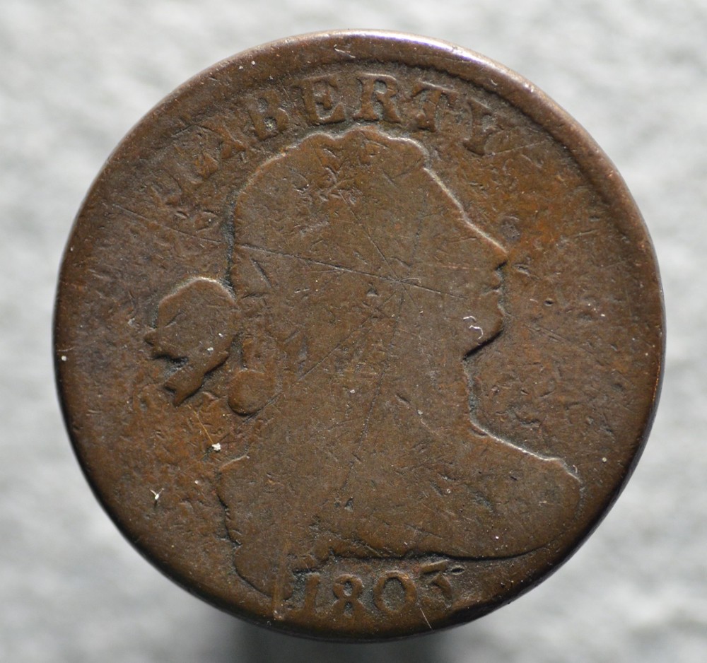 1803 DRAPED BUST LARGE CENT SMALL DATE/SMALL FRACTION, S-260?