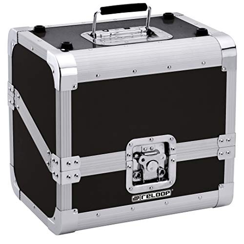 Reloop 80 Record Case Black - Classic Record Case, Round Protective Angles,