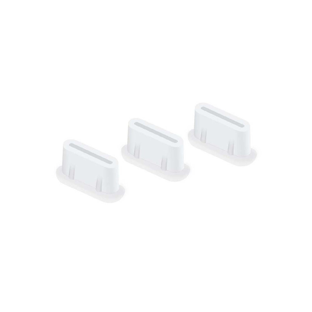 3pcs Silicone Type-C Interface Dust Plug For DJI Mini 3 Pro Drone Remote Control