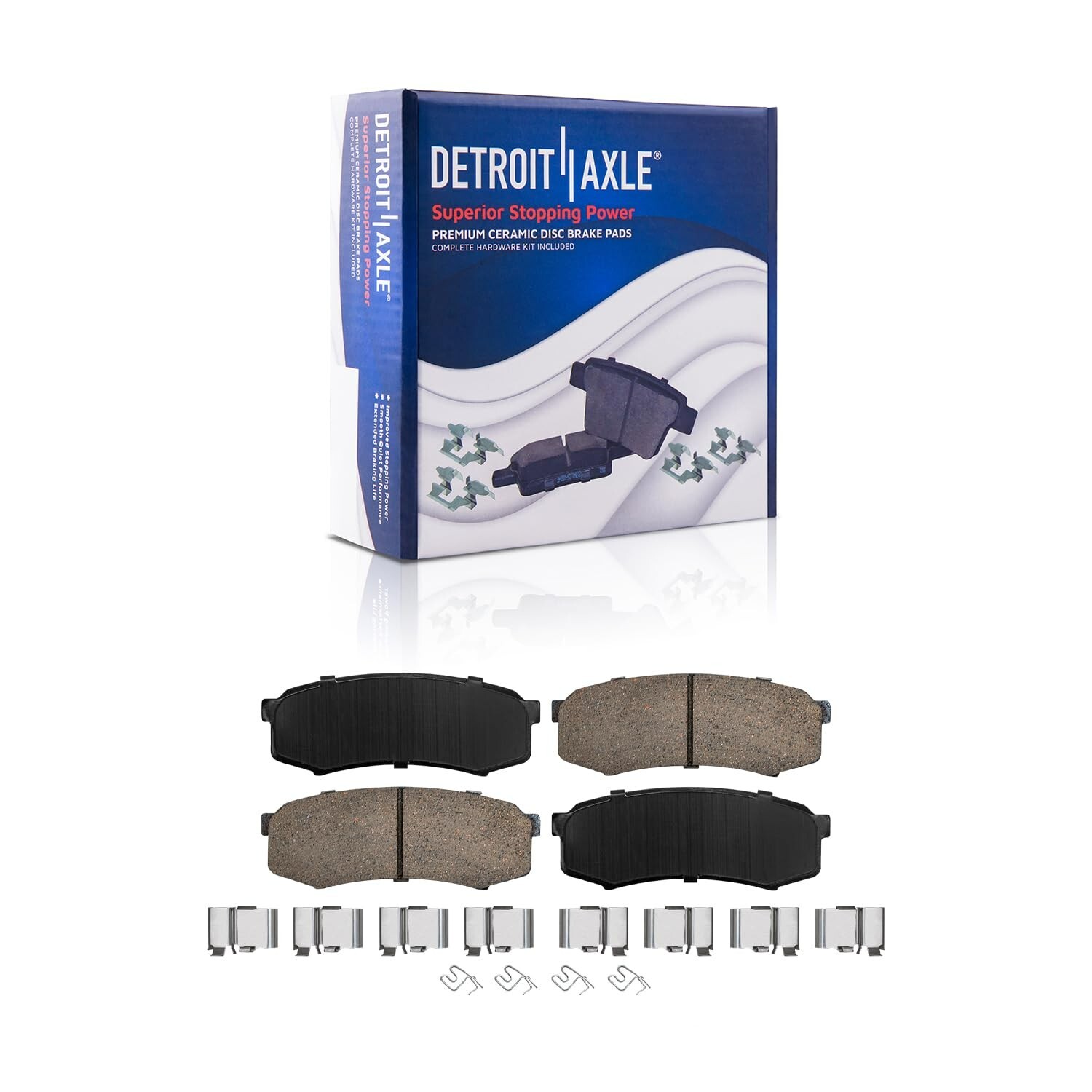 Front & Rear Ceramic Brake Pads for 4Runner FJ Cruiser Sequoia GX460 GX470
