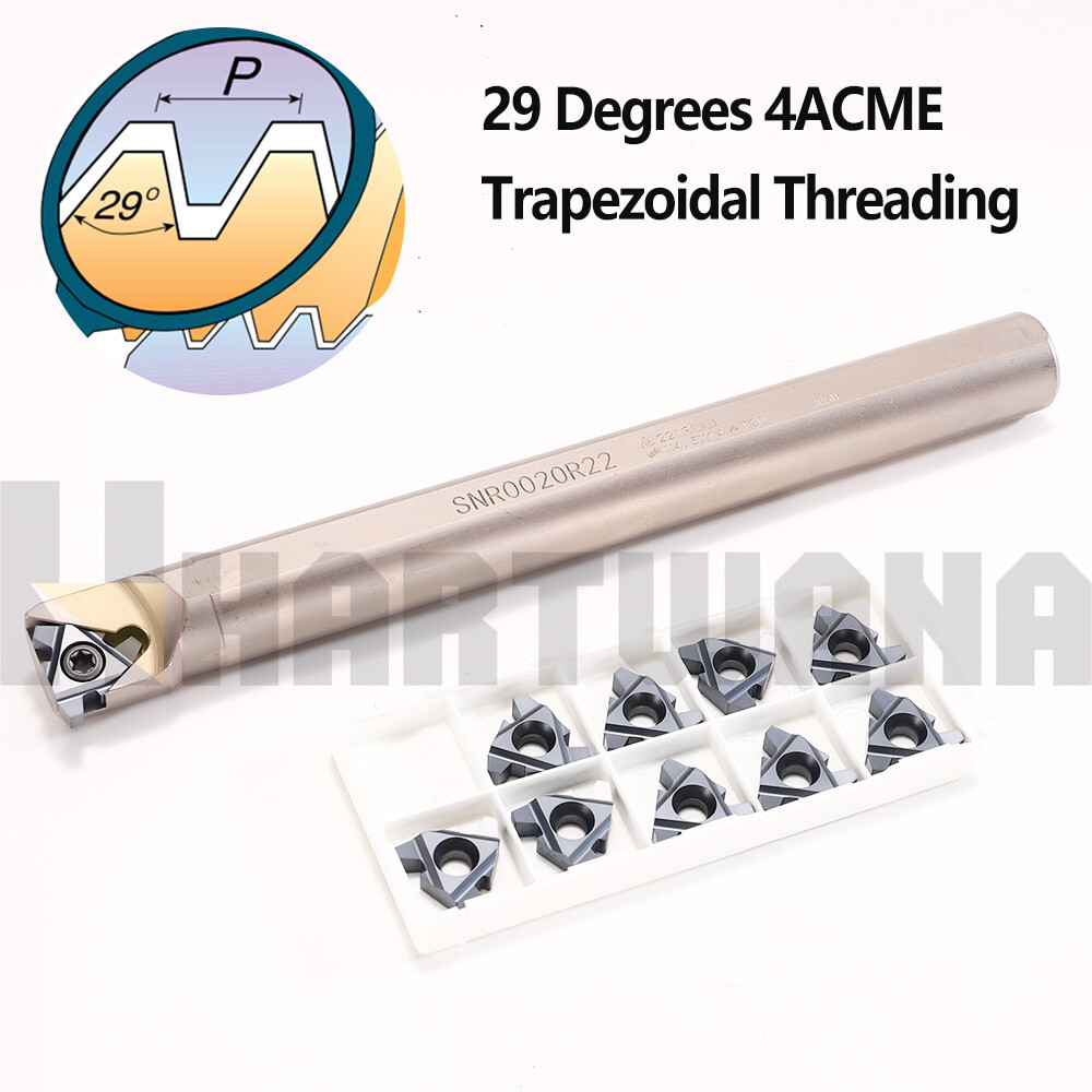 SNR0020R22 Threading Boring Bar 29 Degrees Threading Inserts 22IR4ACME 10PCS