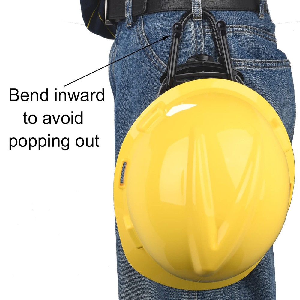 Adjustable Over The Seat Hard Hat Holder Rack Hardhat Accessory